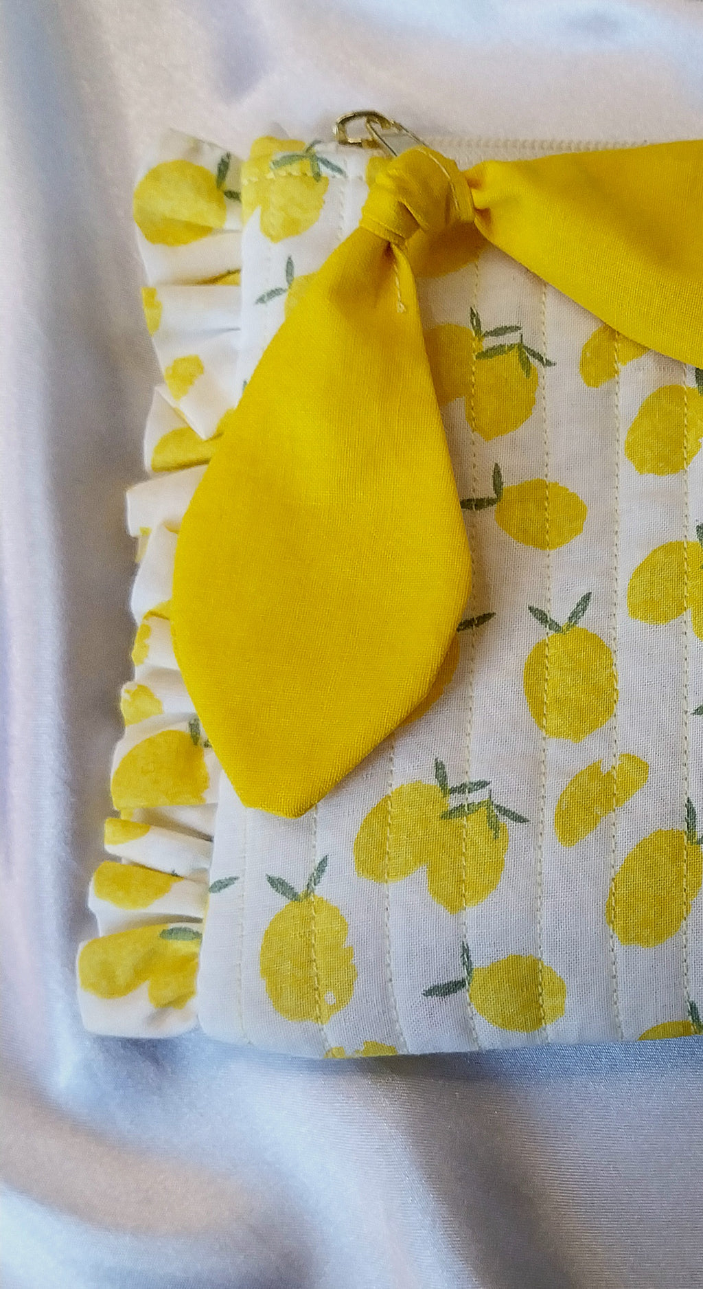 Pochette plate citrons