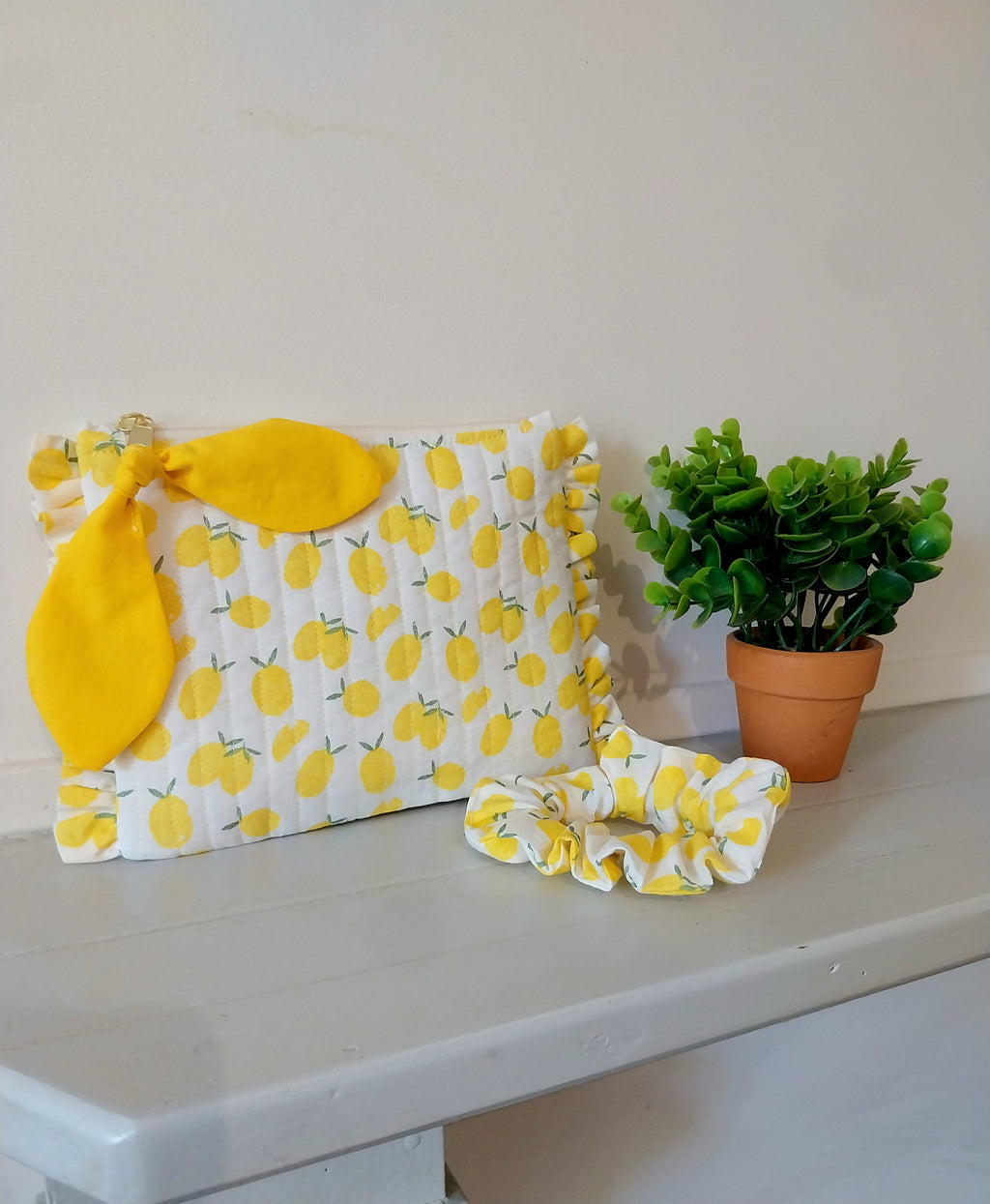 Pochette plate citrons