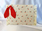Pochette plate cerises