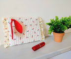 Pochette plate cerises